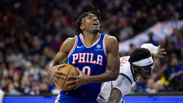 Will Tyrese Maxey face the Nuggets on Saturday?
